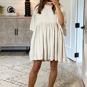 Woven Babydoll Dress with pockets - 2x Talulah